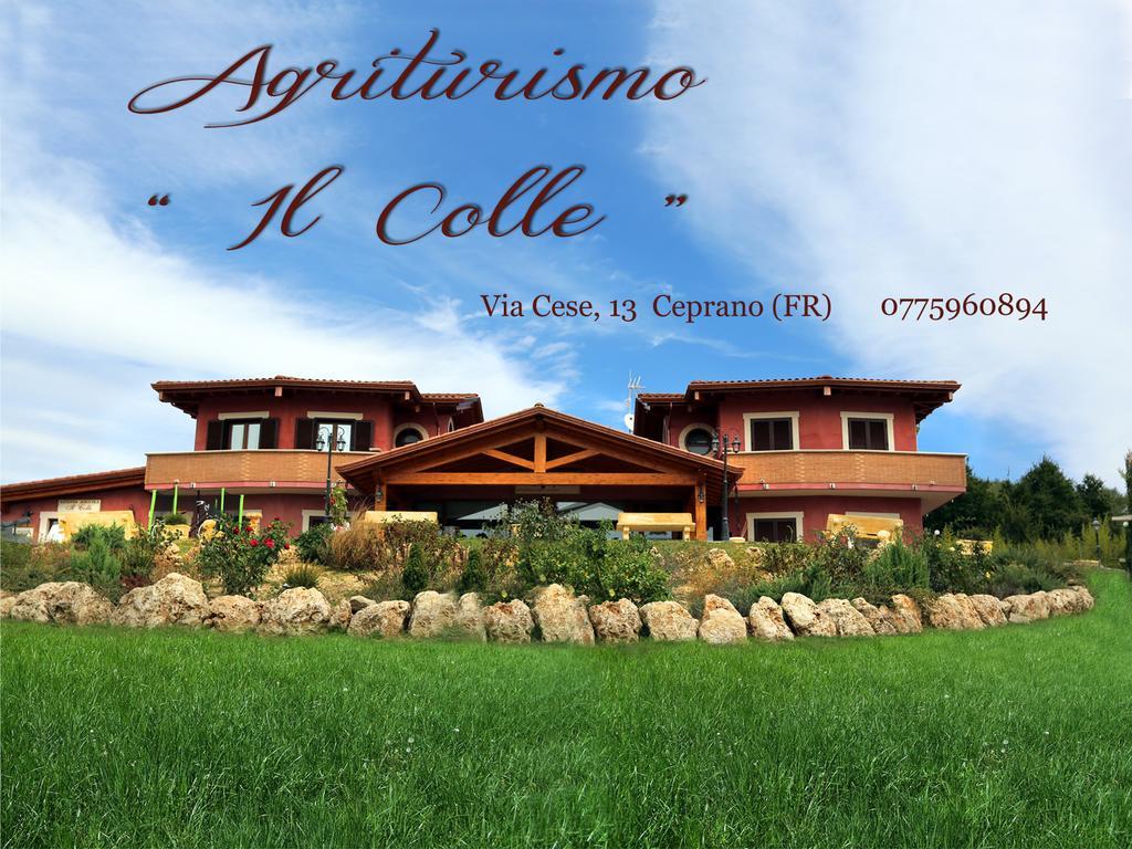 Agriturismo Ciociaro " Il Colle " Hotel Ristorante شيبرانو المظهر الخارجي الصورة